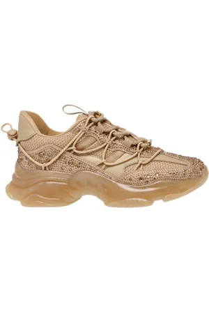 Steve Madden Para mulher. SM19000109 Sapatilhas Magneto-R-E douradas (36), , 3 a 5cm, Cordão, Casual