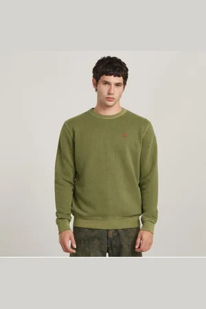 G-Star Para homem. D25891-D688-D033 Sweatshirt Overdyed (M), Casual, Manga comprida, Algodão orgânico, Sustentável
