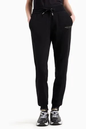Armani Exchange Para mulher. 8NYPBAYJE5Z52AK Calças jogger de lã Milão/Nova Iorque (L), Casual, Esportivo, Algodão, Multisport