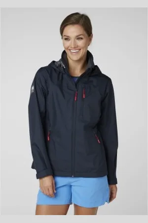 Helly Hansen Para mulher. 33899 Casaco W Marinha de Capuz da tripulação (S), Sintético, Ao ar livre, Manga comprida, Marinho