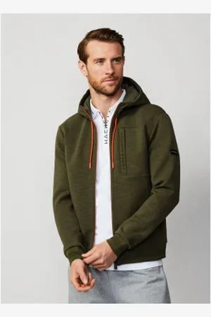 Hackett Para homem. HM581293 Camisola de treino (S), Casual, Poliéster, Manga comprida