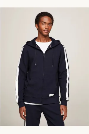Tommy Hilfiger Para homem. UM0UM03011 Camisola estabelecida azul-marinho (S), Casual, Algodão, Manga comprida, Sustentável