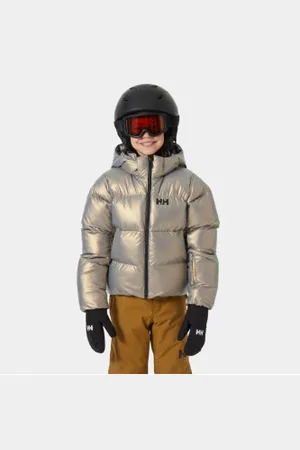 Helly Hansen Para mulher/menina. 41816 Casaco Nora Puffy dourado (16años= 176cm), , Casual, Esportivo, Outdoor, Poliéster, Neve, Manga c