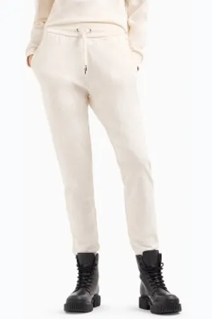 Armani Exchange Para mulher. 8NYPLGYJE5Z1130 Calças de fato de treino brancas (S), , Casual, Esportivo, Algodão, Multisport