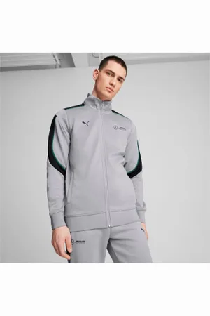PUMA Para homem. 62731602 Casaco Mapf1 Mt7 cinzento (S), Casual, Esportivo, , Multisport, Poliéster, Manga comprida