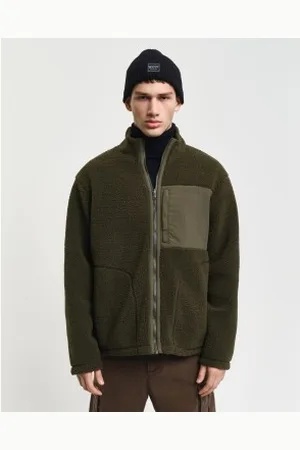 GANT Para homem. 2015077 Velo reversível com fecho de correr (L), Casual, Polister Reciclado, Sustentável