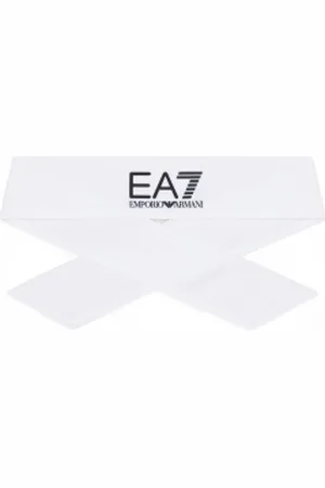 EA7 Unisex. 245023_CC999 Fita para a cabeça Pro branca (OSFA), , Esportivo, Multisport, Poliéster