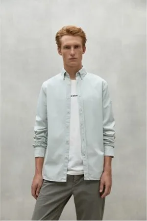 ECOALF Para homem. MCMGASRANTEJ0120W24-579 Camisa cinzenta Antejo (M), Casual, , Manga comprida, Algodão orgânico, Sustentável