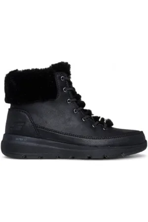 Skechers Para mulher. 144202 Botins Glacial Ultra Wonderland (36), 3 a 5cm, Cordão, Casual