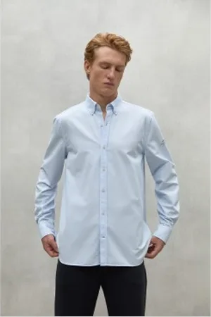 ECOALF Para homem. MCMGASRANTEJ0120W24-147 Camisa Antejo (XXL), Casual, Manga comprida, Algodão orgânico, Sustentável
