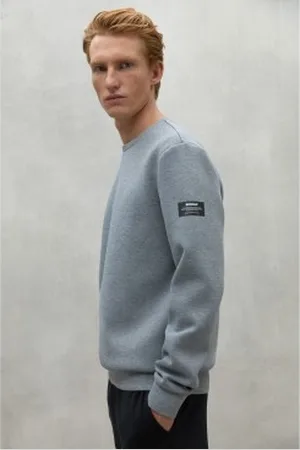 ECOALF Para homem. MCMGASTARLEN0336W24-302 Sweatshirt Arles cinzenta (XXL), Casual, , Manga comprida, Polister Reciclado, Sustentável