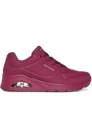 Skechers Para mulher. 73690 Sapatilhas Uno Stand On Air (35), Plano, Cordão, Casual