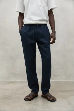 ECOALF Para homem. MCMGAPAETHIL0726S24-161 Calças Ethic navy (M), Casual, Linho