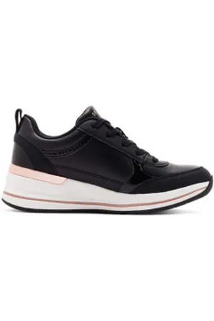 Skechers Para mulher. 177345 Sapatilhas Billion 2 Fine Shine (35), Plano, 3 a 5cm, Cordão, Casual