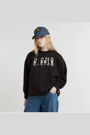 G-Star Para mulher. D25171-D797-6484 Sweatshirt Chroma Graphic Loose (S), Casual, Algodão