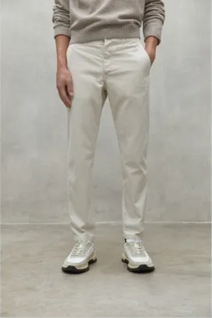ECOALF Para homem. MCMGAPAARAS00754W24-241 Calças Aras bege claro (32), Casual, Algodão orgânico, Sustentável