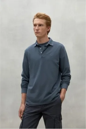 ECOALF Para homem. MCMGAPOTEDSL0820W24-162 Pólo Ted (M), Casual, Manga comprida, Algodão orgânico, Sustentável