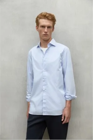 ECOALF Para homem. MCMGASRALFRE0712W24-147 Camisa Alfredo (S), Casual, Manga comprida, Algodão orgânico, Sustentável