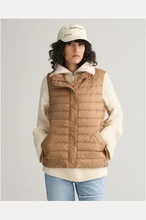 GANT Para mulher. 4700280 Casaco de penas leve (XS), Casual, Clássico, Sem mangas / correias, Polister Reciclado, Sustentável