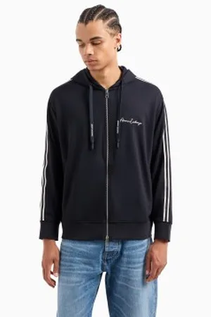 Armani Exchange Para homem. 8NZMSHZ9N1Z1583 Camisola elástica azul-marinho (L), Casual, Poliéster