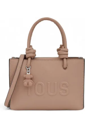 TOUS Para mulher. 2002129143 Horiz T La Rue Nova mini-saco bege (OSFA), Casual, Poliuretano