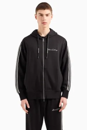 Armani Exchange Para homem. 8NZMSHZ9N1Z1200 Camisola elástica preta (XS), , Casual, Poliéster