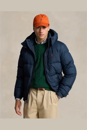 Ralph Lauren Para homem. 710940237002 Casaco de penas Gorham azul-marinho (XXL), Casual, Poliéster, Manga comprida, Polister Reciclado