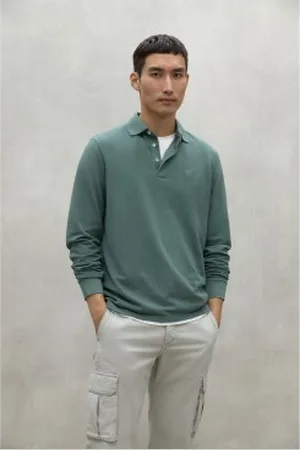 ECOALF Para homem. MCMGAPOTEDSL0820W24-059 Pólo Ted (S), Casual, Manga comprida, Algodão orgânico, Sustentável, Algodão Reciclado