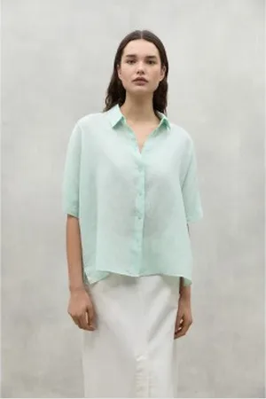 ECOALF Para mulher. MCWGASRMELAN0709S24-119 Camisa Melania (M), Casual, Linho, Manga 3/4