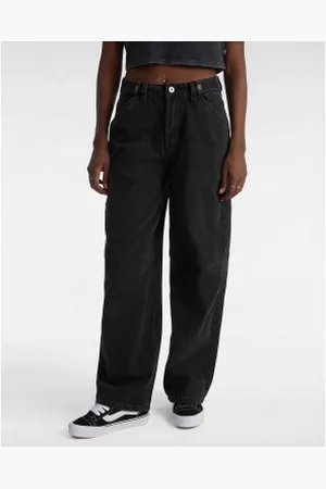 Vans Para mulher. VN000FVHBLK1 Calças Curbside pretas (38), , Casual, Algodão