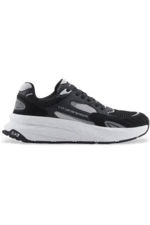 EA7 Unisex. X8X178_XK382 Crusher Sonic Mix sapatos (44), Plano, Cordão, Casual
