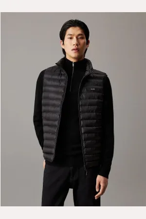 Calvin Klein Para homem. K10K113470 Colete almofadado dobrável (S), Casual, Náilon