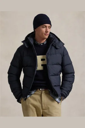 Ralph Lauren Para homem. 710955875001 Casaco de penas Decker azul-marinho (L), Casual, Polister Reciclado, Sustentável