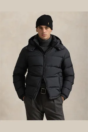 Ralph Lauren Para homem. 710955875002 Casaco de penas Decker preto (L), Casual, Polister Reciclado, Sustentável