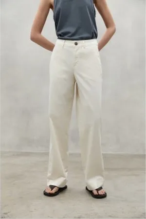 ECOALF Para mulher. MCWGAPAARAS00269S24-001 Calças Aras (36), Casual, Algodão orgânico, Sustentável