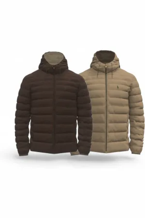 Ralph Lauren Para homem. 710955635003 Casaco bomber castanho (L), , Casual, Náilon