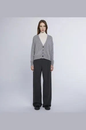 MARELLA Para mulher. 2423346034200 Casaco de malha Scorpio cinzento (M), Casual, , Lã