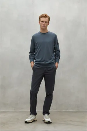 ECOALF Para homem. MCMGAPAARAS00754W24-303 Calças Aras cinzentas escuras (30), Casual, , Algodão orgânico, Sustentável