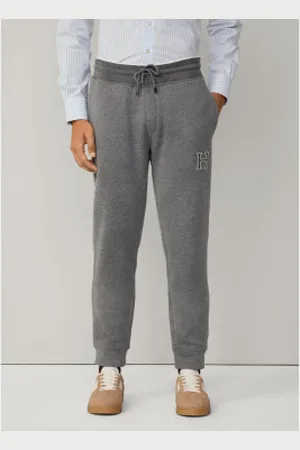 Hackett Para homem. HM581310 Calças Heritage H cinzentas (S), Casual, , Algodão, Poliéster