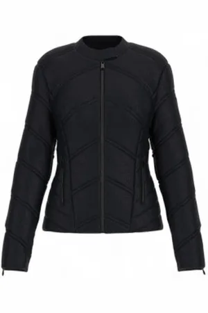 Guess Para mulher. W5RL00WGV30 Novo Casaco com logótipo Vona (XS), Casual, Poliuretano