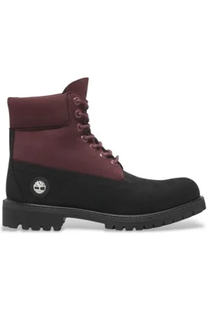 Timberland Para homem. TB0A2P6WEJE1 Botas de couro de 6 polegadas Premium com atacadores cinzentos escuros (45 W), Plano, Cordão, Casual, Gr