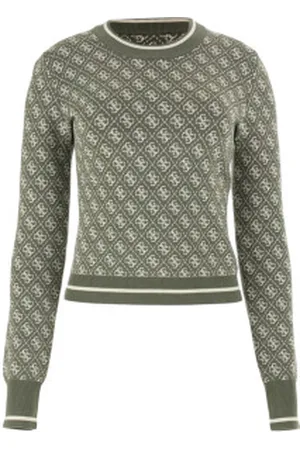 Guess Para mulher. W4BR21Z37K0 Camisola com logótipo 4g (XS), Casual, Viscoso