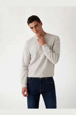 Guess Para homem. M5RQ08KCN01 Sweatshirt com logótipo à frente (S), Casual, Algodão