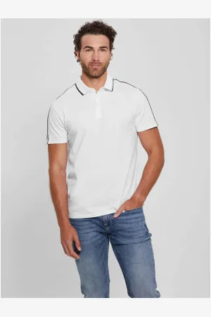 Guess Para homem. M4YP40KARS0 Polo Quattro G (S), Casual, Poliéster, Manga curta