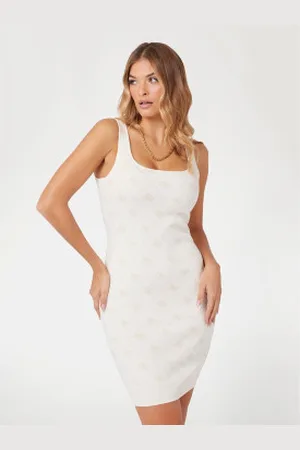 Guess Para mulher. W4BK98Z3JD2 Minivestido em mistura de lã em com logótipo 4g em (XS), Casual, Sapatos de Festa, Poliéster, S