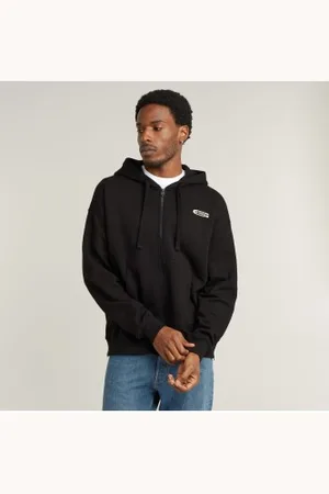 G-Star Para homem. D25136-D557-6484 Sweatshirt Multi zip thru loose black (XL), , Casual