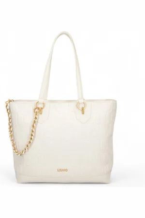 Liu Jo Para mulher. AA5197-E0538 Saco de compras monogramado (OSFA), Casual, Poliuretano