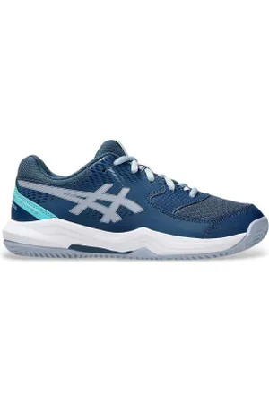 Asics Unisex para criança. 1044A064 Sapatilhas Gel-Dedicate 8 padel GS azul (36), Plano, Cordão, Esportivo, Tênis / Paddle tennis, Multispor
