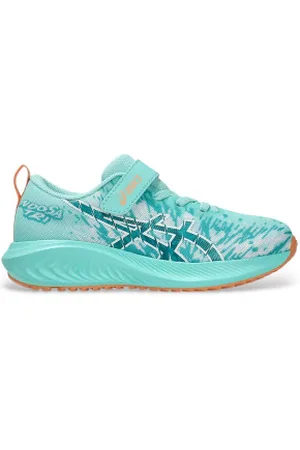 Asics Unisex para criança. 1014A345 Sapatilhas Pré Noosa Tri 16 PS (32.5), Plano, Cordão, Velcro, Esportivo, Multisport, moda infan