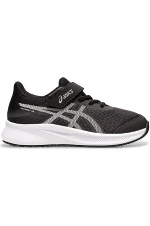 Asics Unisex para criança. 1014A264 Sapatilhas Patriot 13 PS (33.5), Plano, Cordão, Velcro, Esportivo, Multisport, Sustentável, moda i
